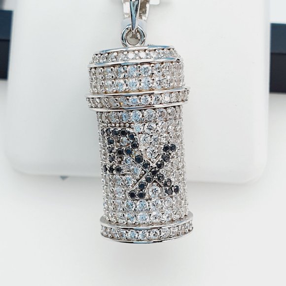 "925 Sterling Silver Cubic Zircon Pendant, UU1P7A7111 - Picture 10 of 11